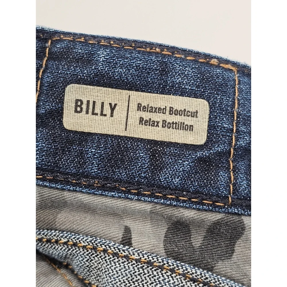 True Religion Jeans Men's Sz 40‎  Billy Flap Pocket Blue Denim Relaxed Bootcut